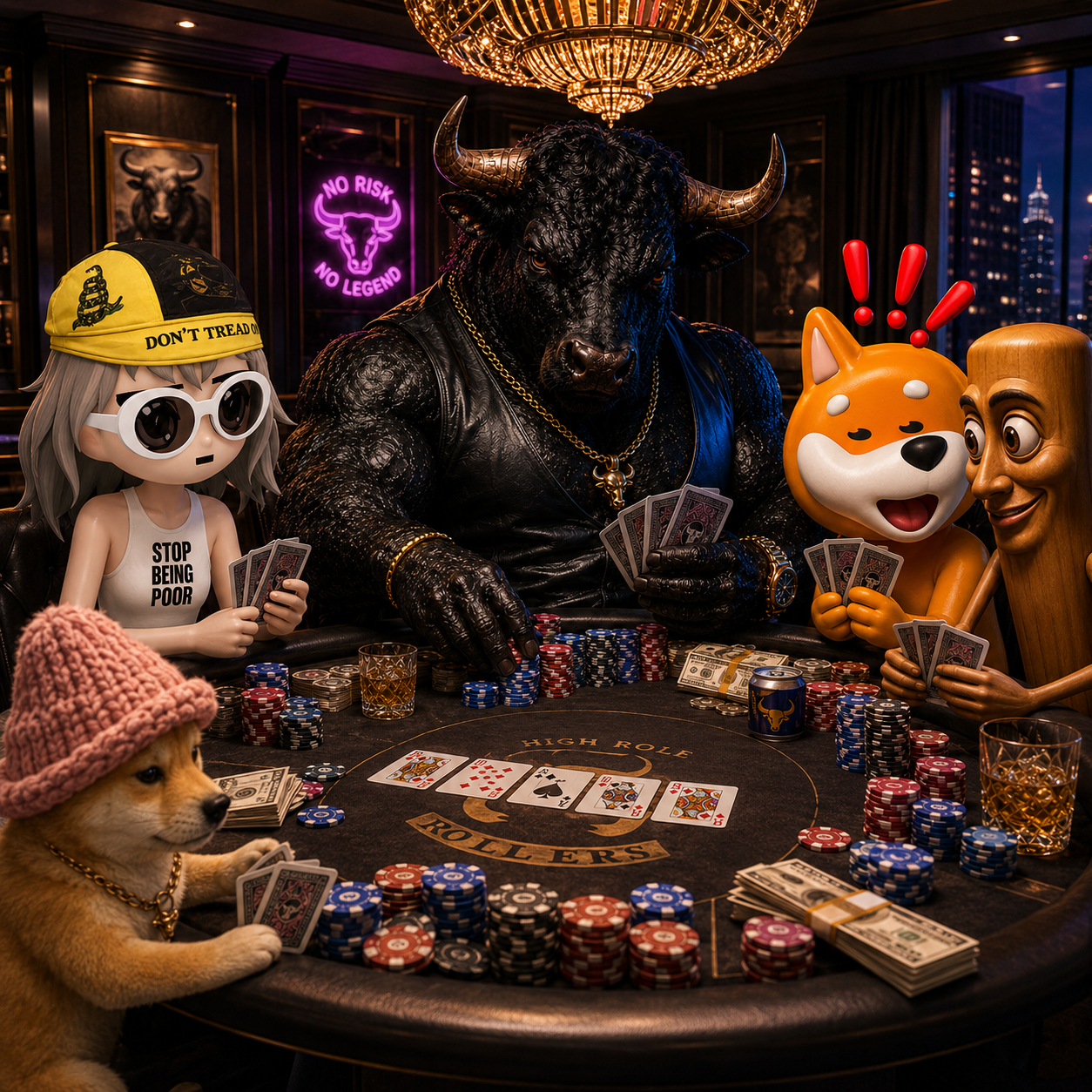 The Poker Ansem poker table